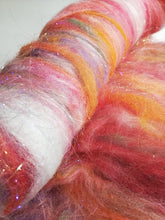 Load image into Gallery viewer, Snow White's Crystals - Art Batts for Spinning
