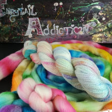 Load image into Gallery viewer, Unicorns in Spring - Handdyed Merino SockYarn - Organic
